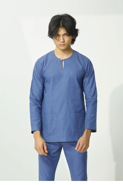 Baju Melayu Teluk Belanga Hann, Polo Blue